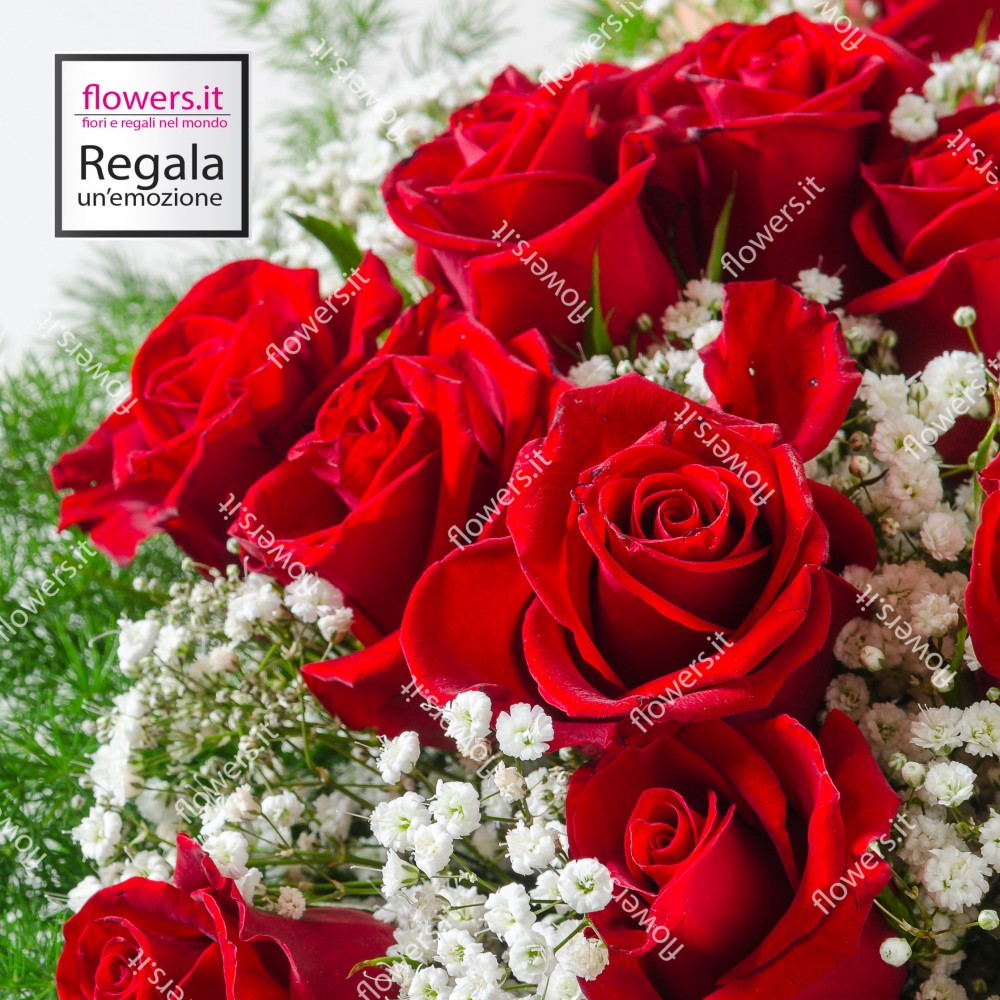 Passione Bouquet Rose Rosse