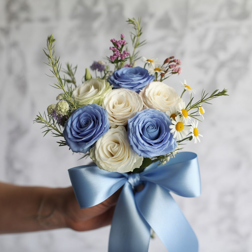 PICCOLE EMOZIONI - Bouquet di Roselline (Colore a Scelta)