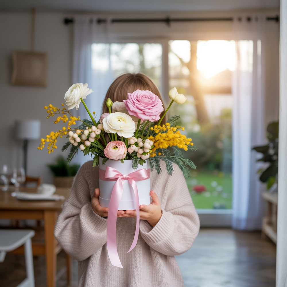 RAGGIO DI LUNA E MIMOSA – Flower Box Primaverile