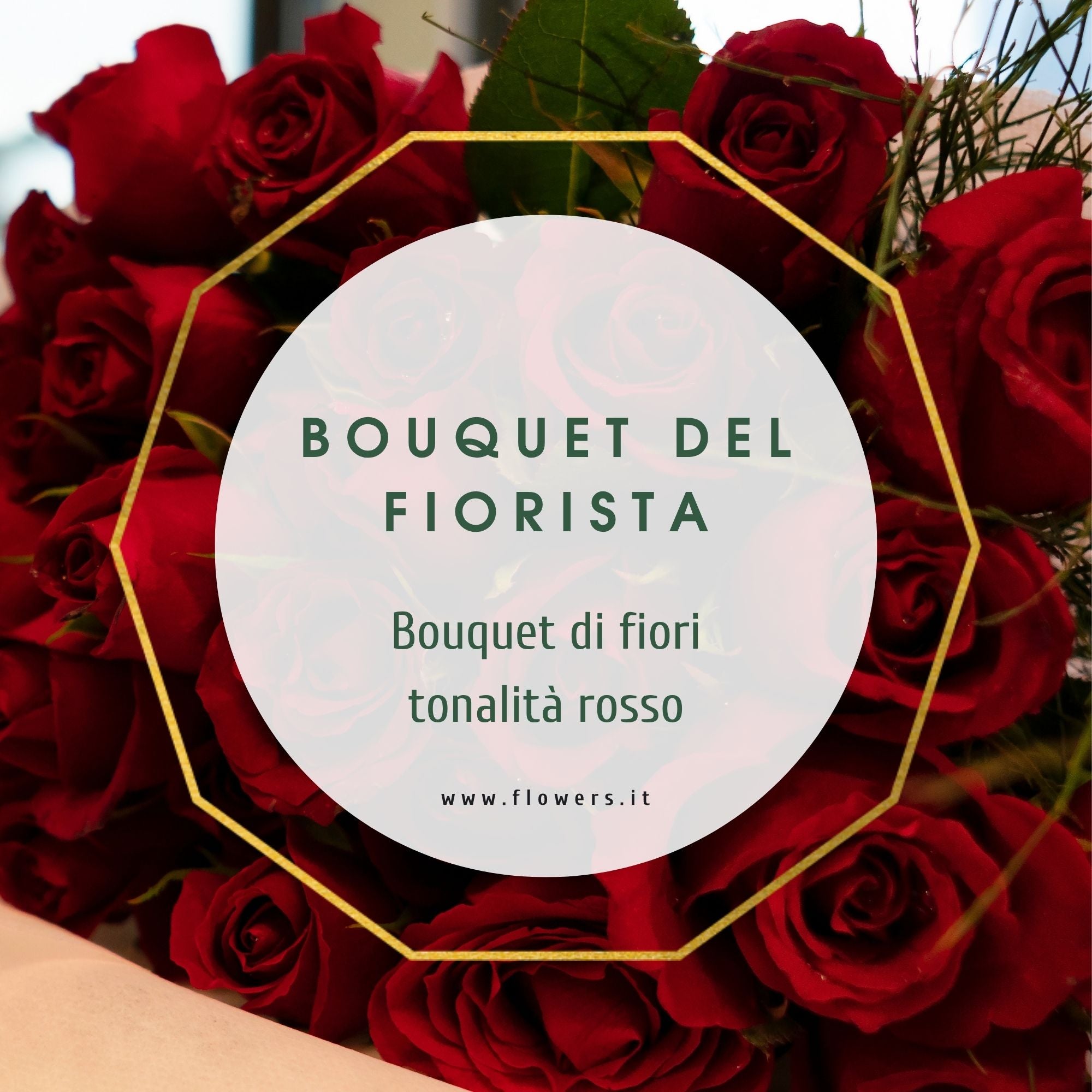 RED CREATIVITY - Florist's Bouquet with Red Tones