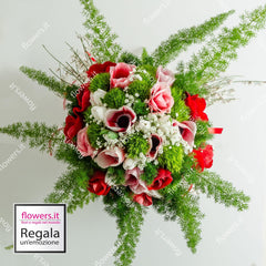 ENERGIA - anemoni o fiori di stagione, green trek, gypsofila