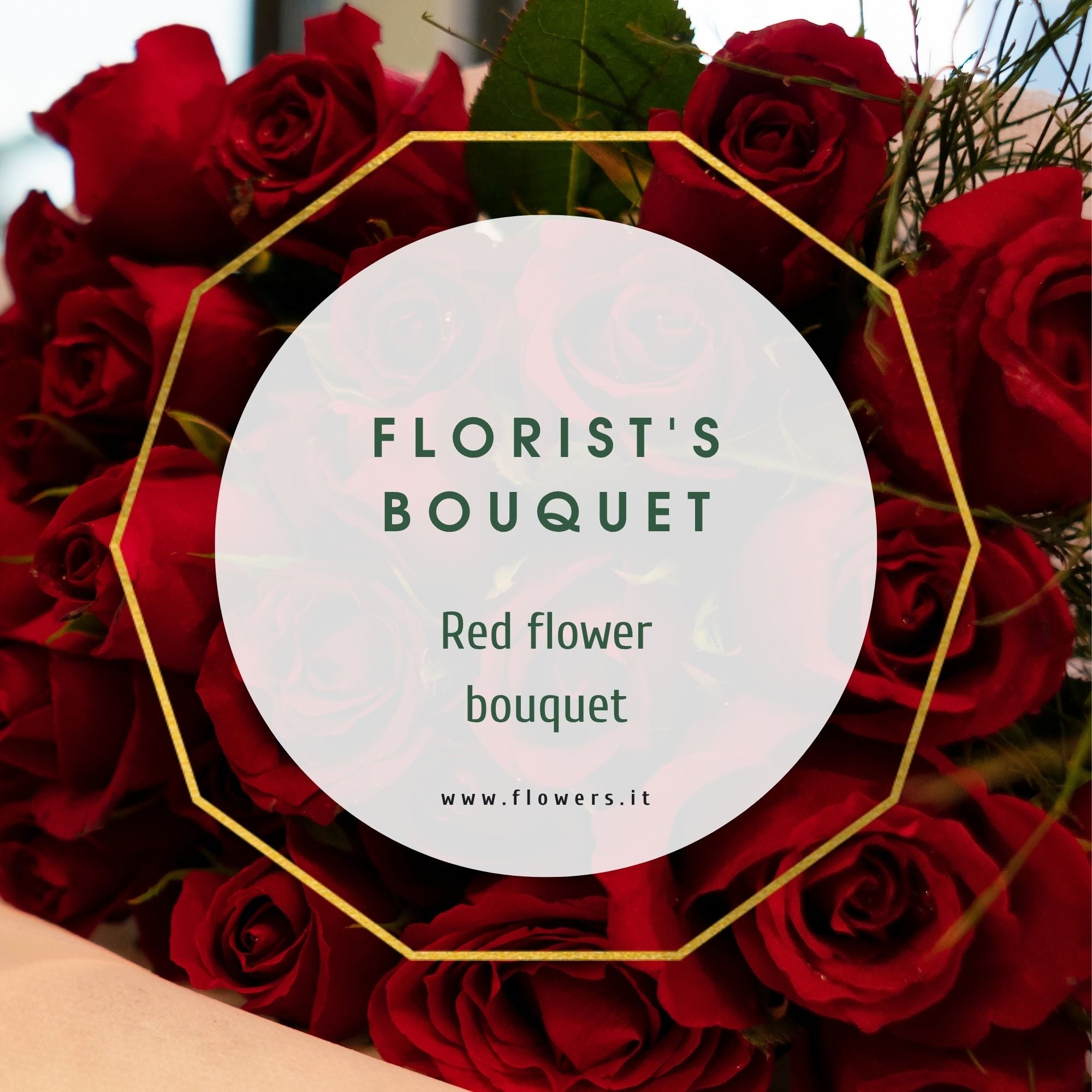 RED CREATIVITY - Florist's Bouquet with Red Tones