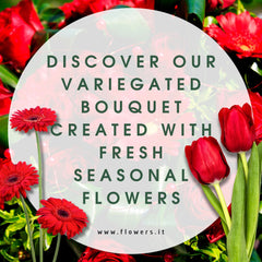 RED CREATIVITY - Florist's Bouquet with Red Tones