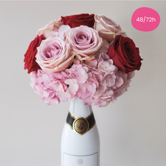 CELEBRAZIONE IN FIORI E BOLLICINE – Bouquet Floreale con Spumante