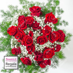 PASSION - Fresh Red Rose Bouquet