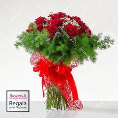 PASSION - Fresh Red Rose Bouquet