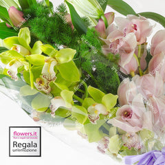 CANDOR - Lilies and Cymbidium Orchids in a Bundle