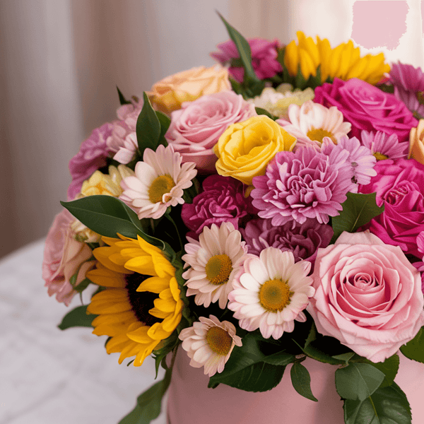 Flower Box piccola di Fiori Misti Colorati (Scelta del Fiorista) | Consegna Fiori a Domicilio per ANNIVERSARI, ANNIVERSARIO, Best Seller, Compleanni, Compleanno, Festa della Donna, Festa della mamma, Laurea, MATRIMONIO, Nascita, Pasqua, RINGRAZIAMENTI, SAN VALENTINO