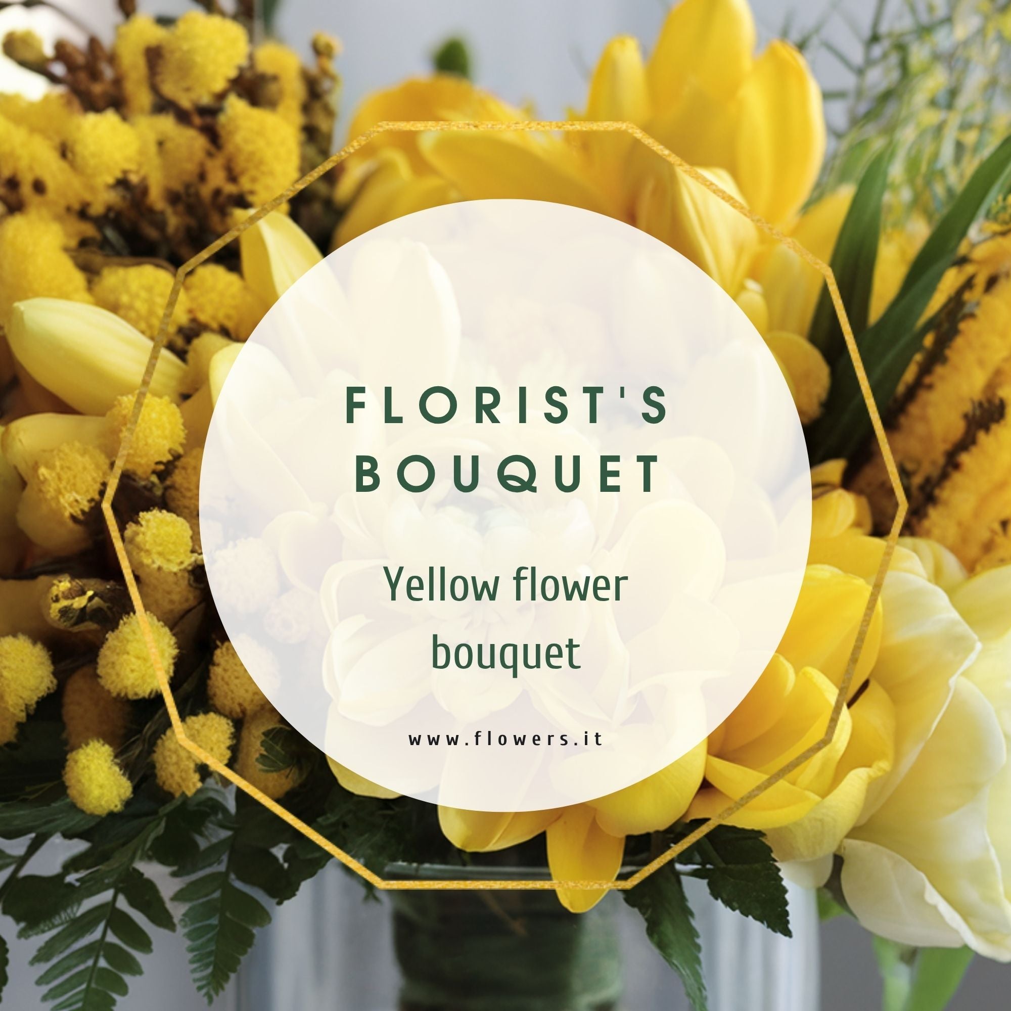 CREATIVITA' GIALLO - Il Bouquet del fiorista con tonalità giallo