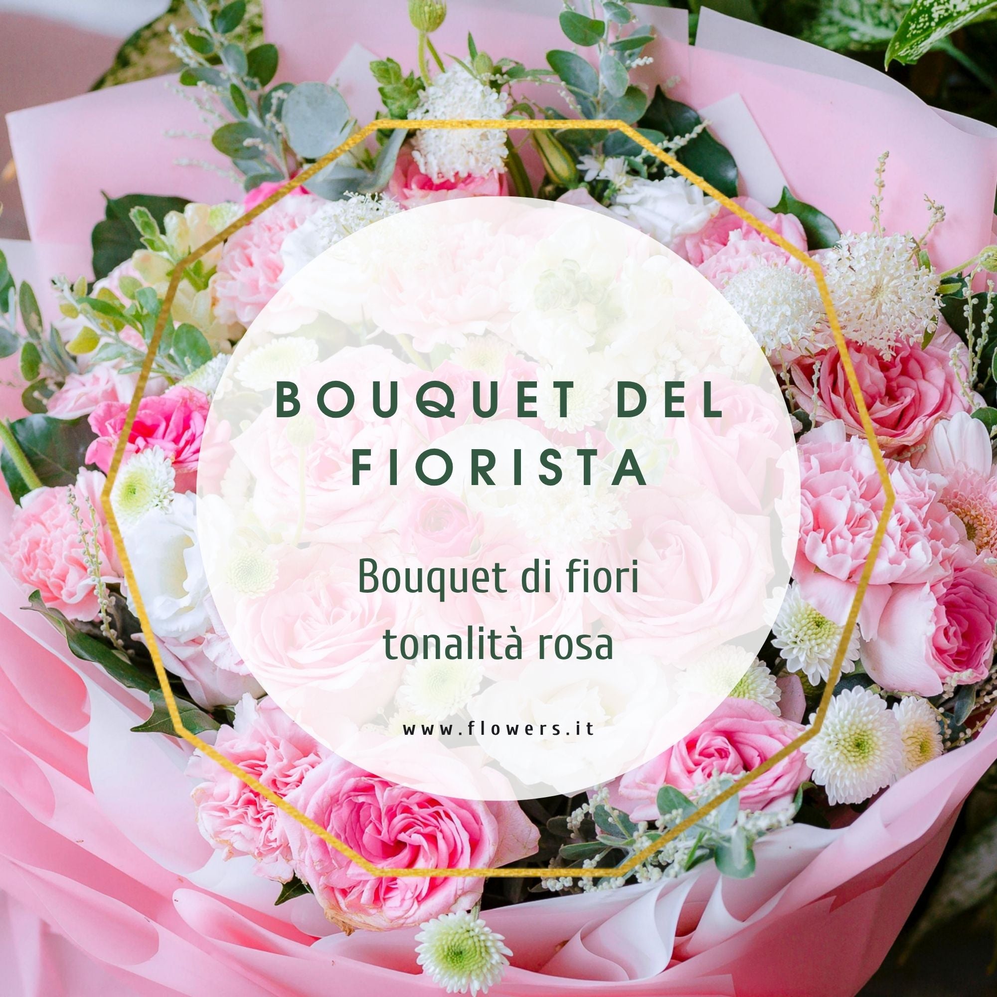 CREATIVITA' ROSA- Il Bouquet del fiorista con tonalità rosa