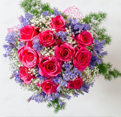 SWEETNESS - Roses with flowers by Fabiola