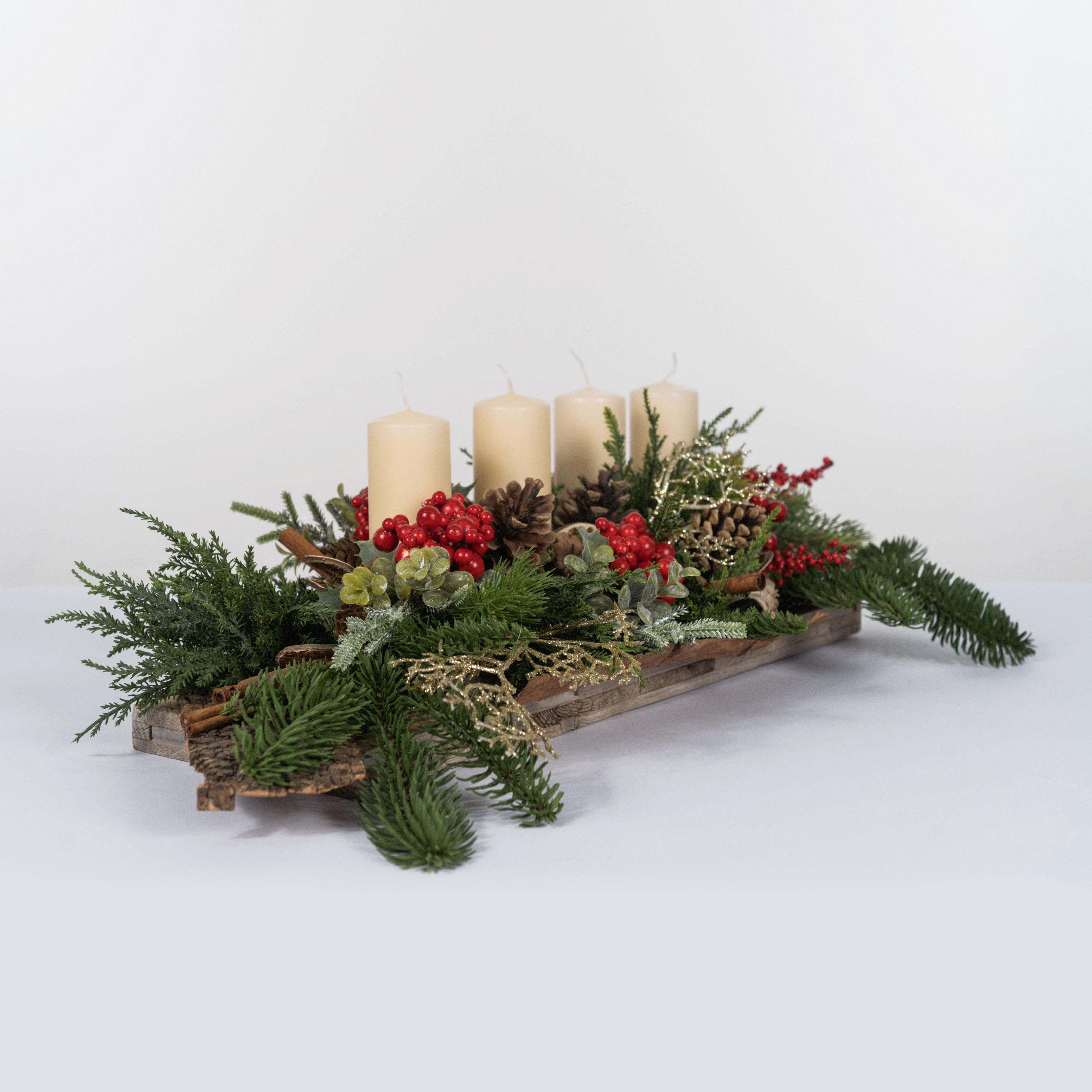 Stafeny - Set Di 6 Candele Di Natale, Quadrifoglio