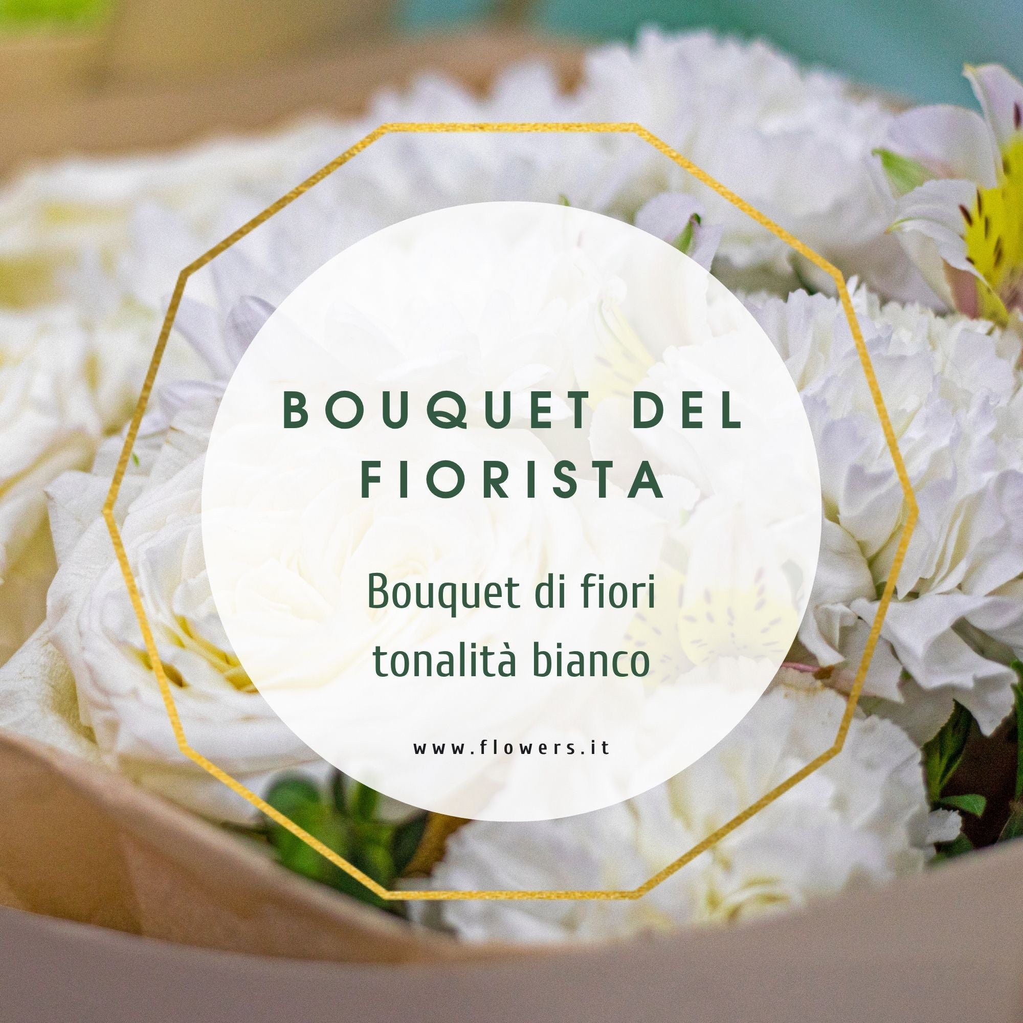 CREATIVITA' BIANCO - Il Bouquet del fiorista con tonalità bianco
