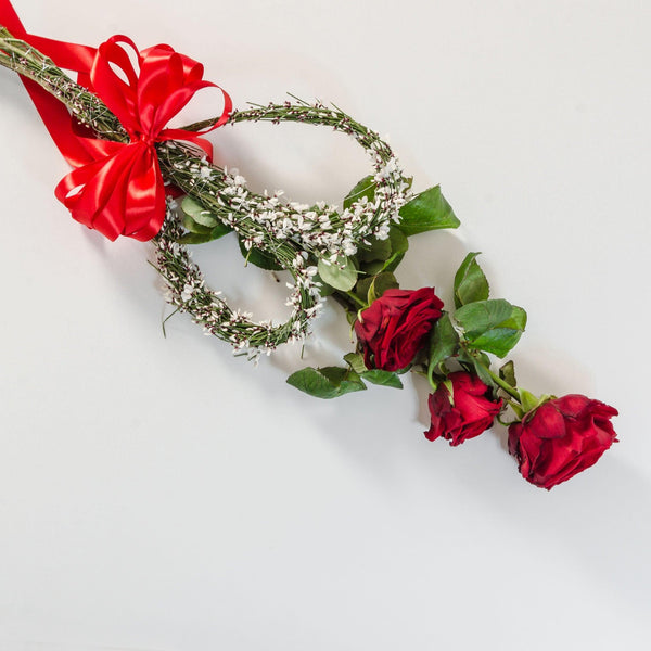 L'AMORE PERFETTO - Tre rose rosse - Fascio di 3 rose rosse. | Flowers Delivery Consegna Fiori a Domicilio