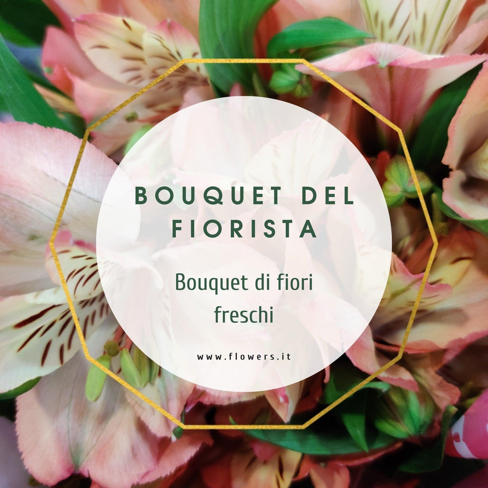 Bouquet creato dal fiorista con fiori freschi. | Consegna Fiori a Domicilio per ANNIVERSARI, Compleanno, Festa del Papà, Festa della Donna, Festa della Mamma, int-10, int-30, int-40, Laurea, Nascita, Pasqua, Primavera, RINGRAZIAMENTI