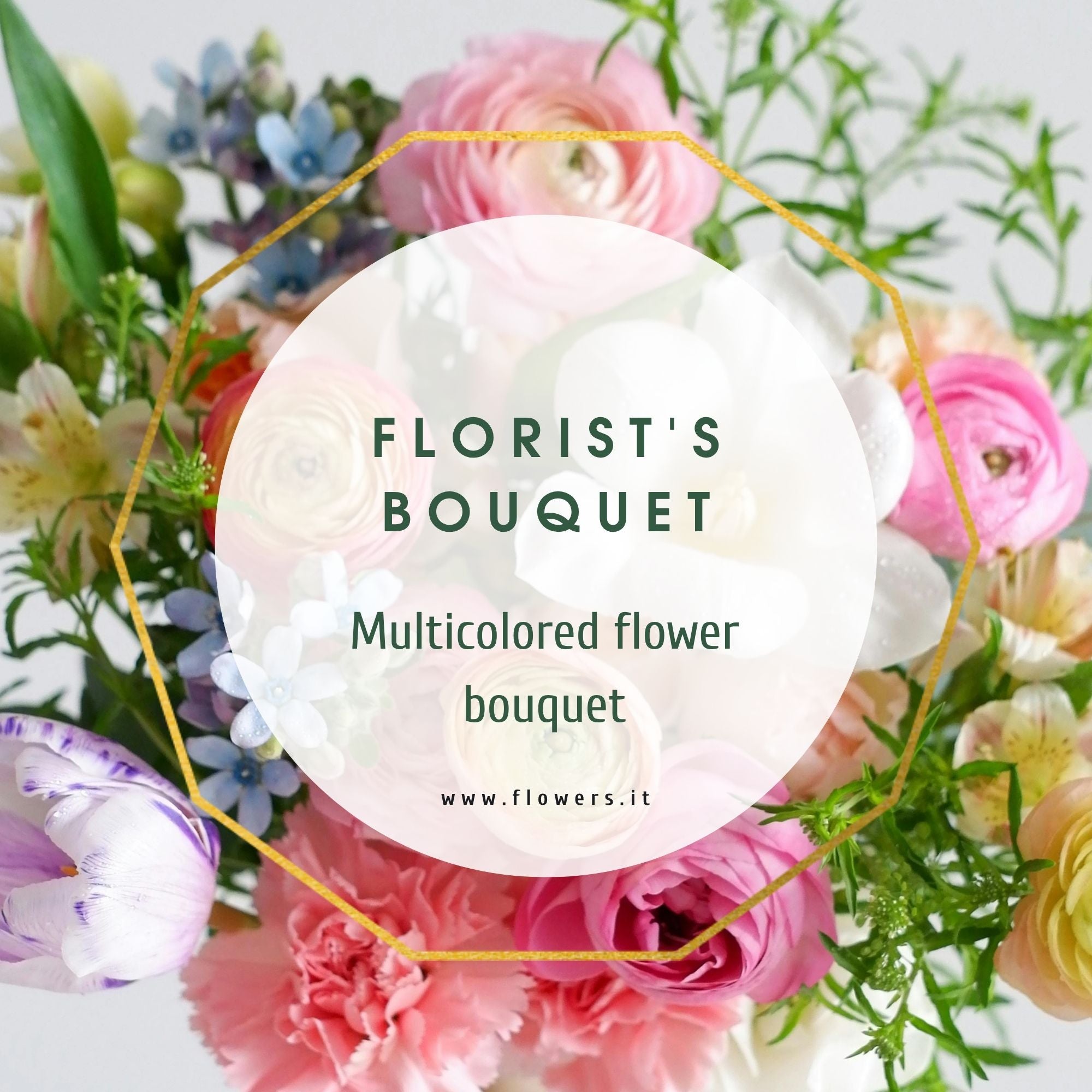 CREATIVITA' MULTICOLORE - Il Bouquet del fiorista con tonalità multicolore