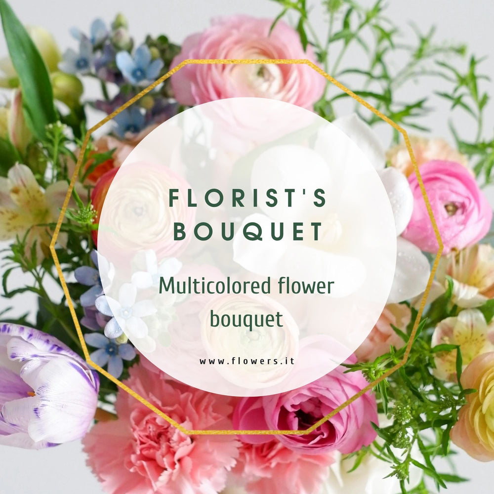 Bouquet creato dal fiorista con fiori freschi. | Consegna Fiori a Domicilio per ANNIVERSARI, Compleanno, Festa del Papà, Festa della Donna, Festa della Mamma, int-10, int-30, int-40, Laurea, Nascita, Pasqua, Primavera, RINGRAZIAMENTI