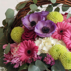 PINK ENCHANTMENT - Bowl of Gerberas and Mixed Flowers