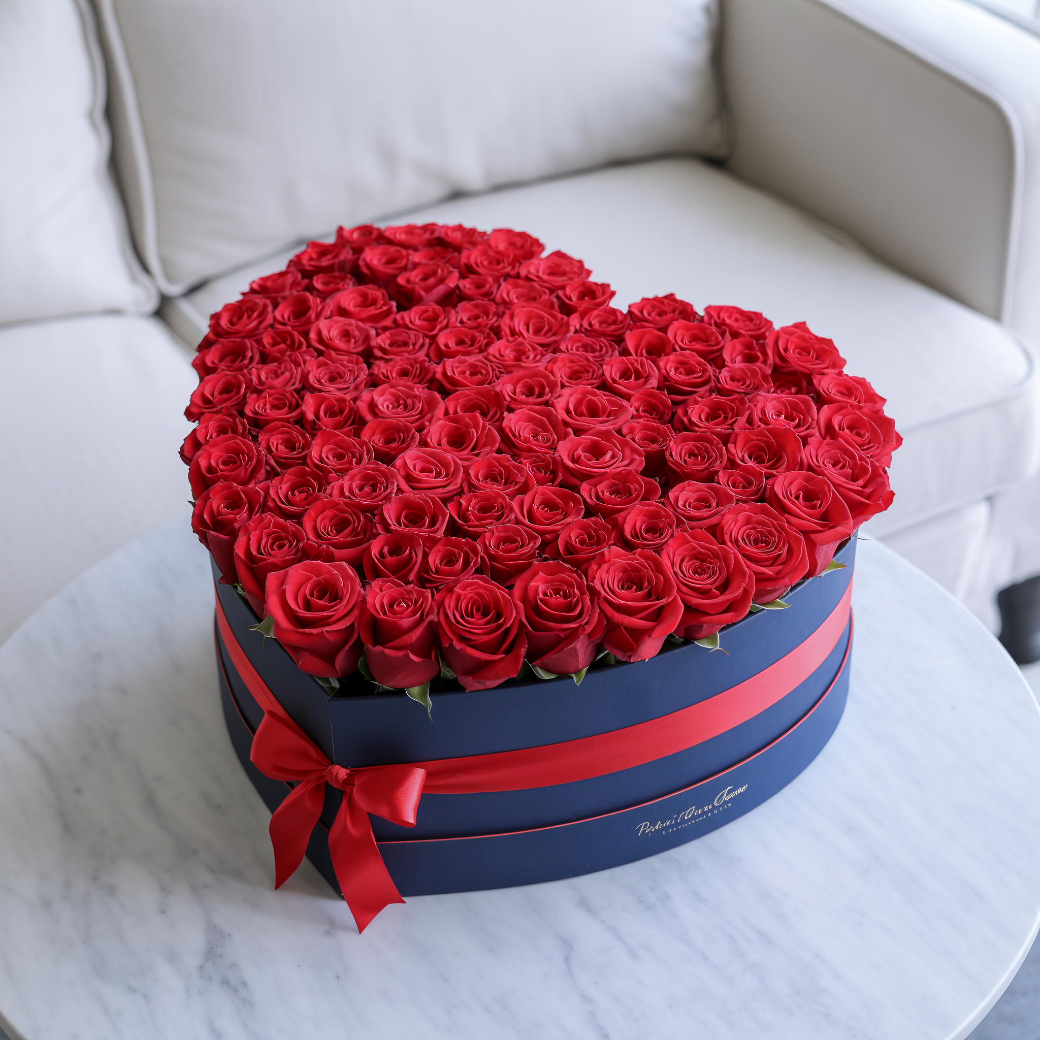 CUORE ROSSO – Scatola di 100 Rose Rosse