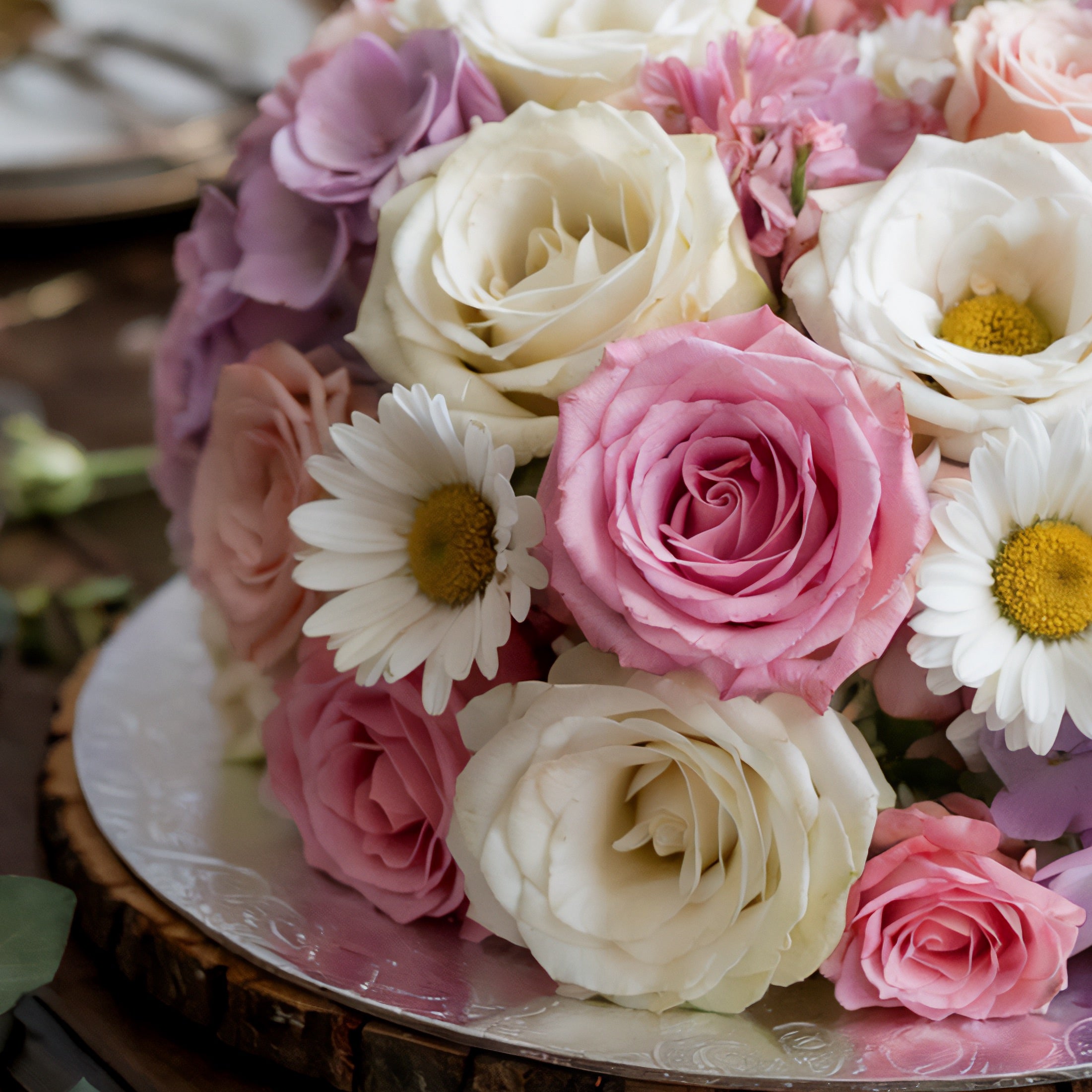 FIORI IN FESTA – Torta Centrotavola di Fiori Freschi (secondo la scelta del fiorista)