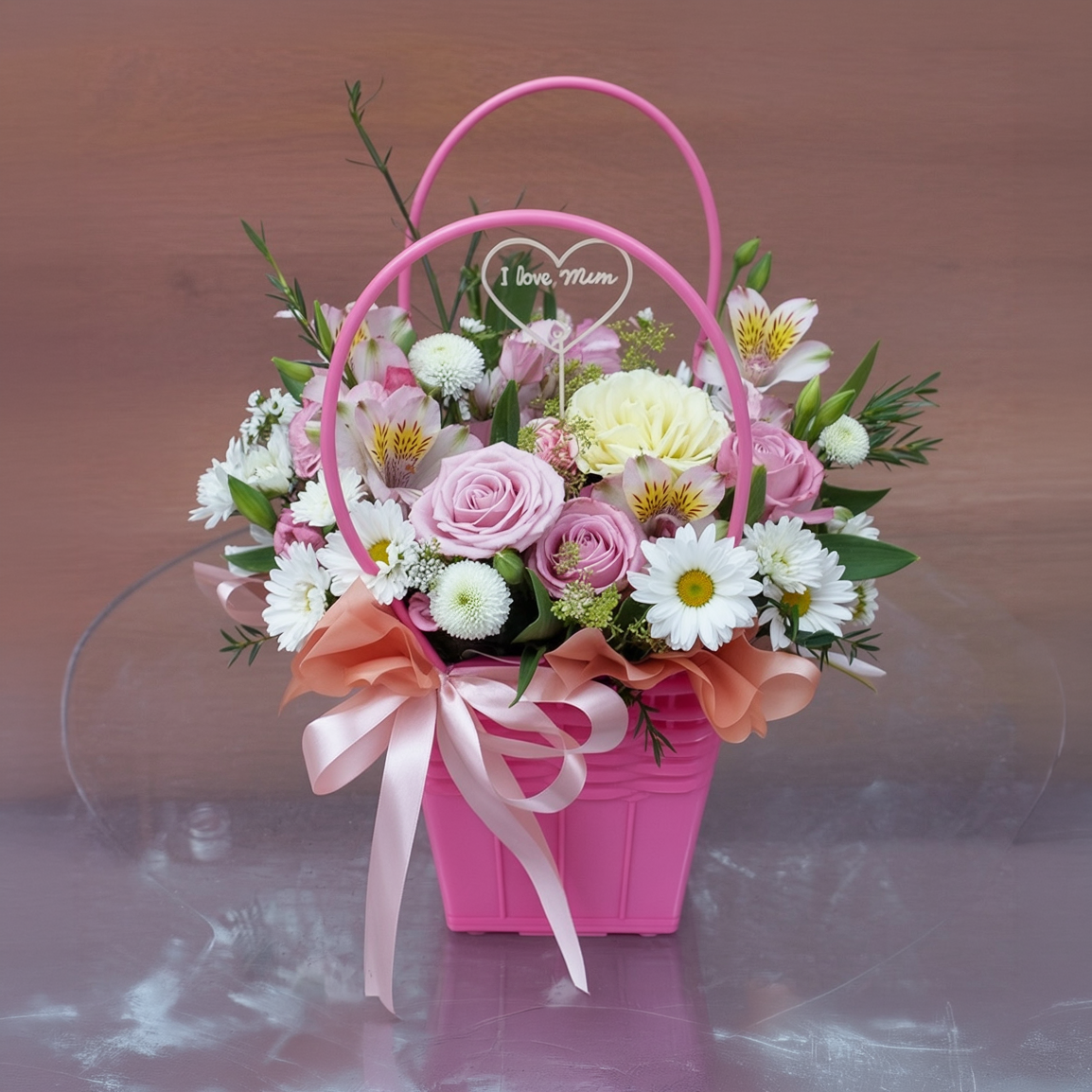 SOGNO PASTELLO – Flower Bag con Fiori dai Colori Tenui