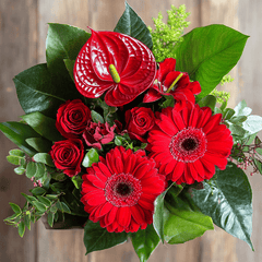 HARMONY - Gerberas, Roses, Anthurium and Laurel